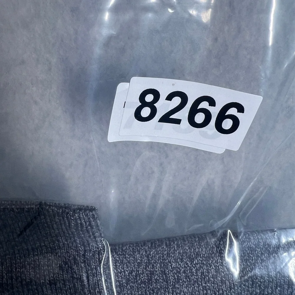 Banana Republic Sweater Men L Grey Italian‎ Merino Wool Crewneck Pullover NWOT